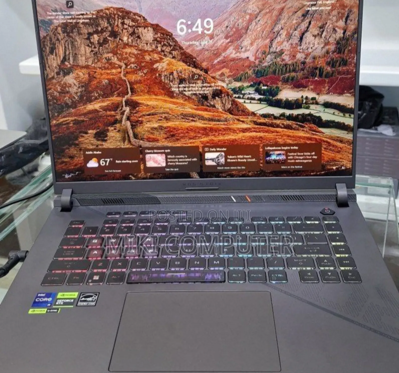 New Laptop Asus ROG Strix G15 32GB Intel Core I9 SSD 1T