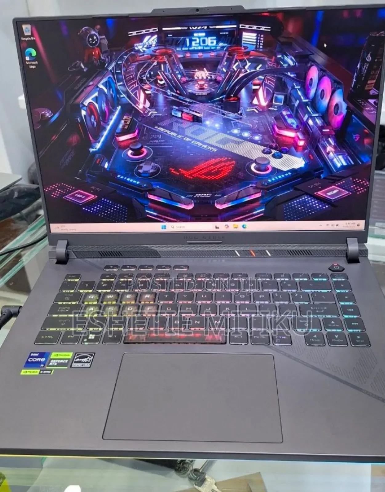 New Laptop Asus ROG Strix G15 32GB Intel Core I7 SSD 1T