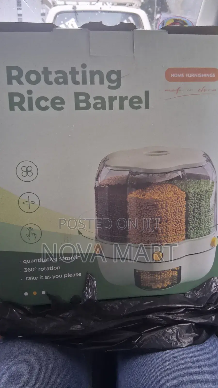 ባለ 6 የተለያዩ ጥራጥሬዎችን ማስቀመጫ
