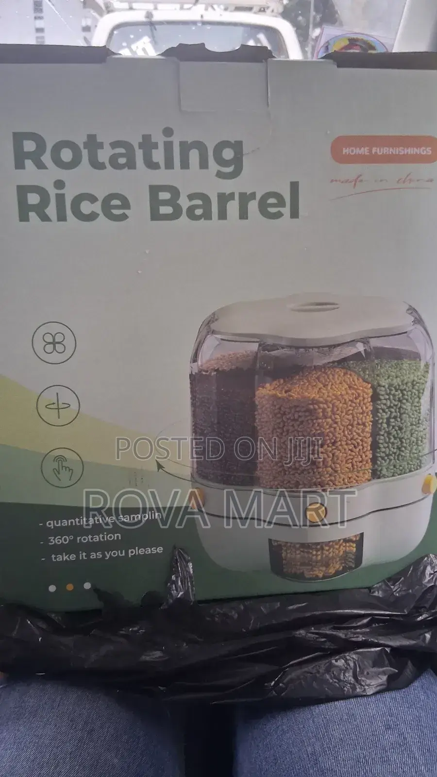 ባለ 6 የተለያዩ ጥራጥሬዎችን ማስቀመጫ
