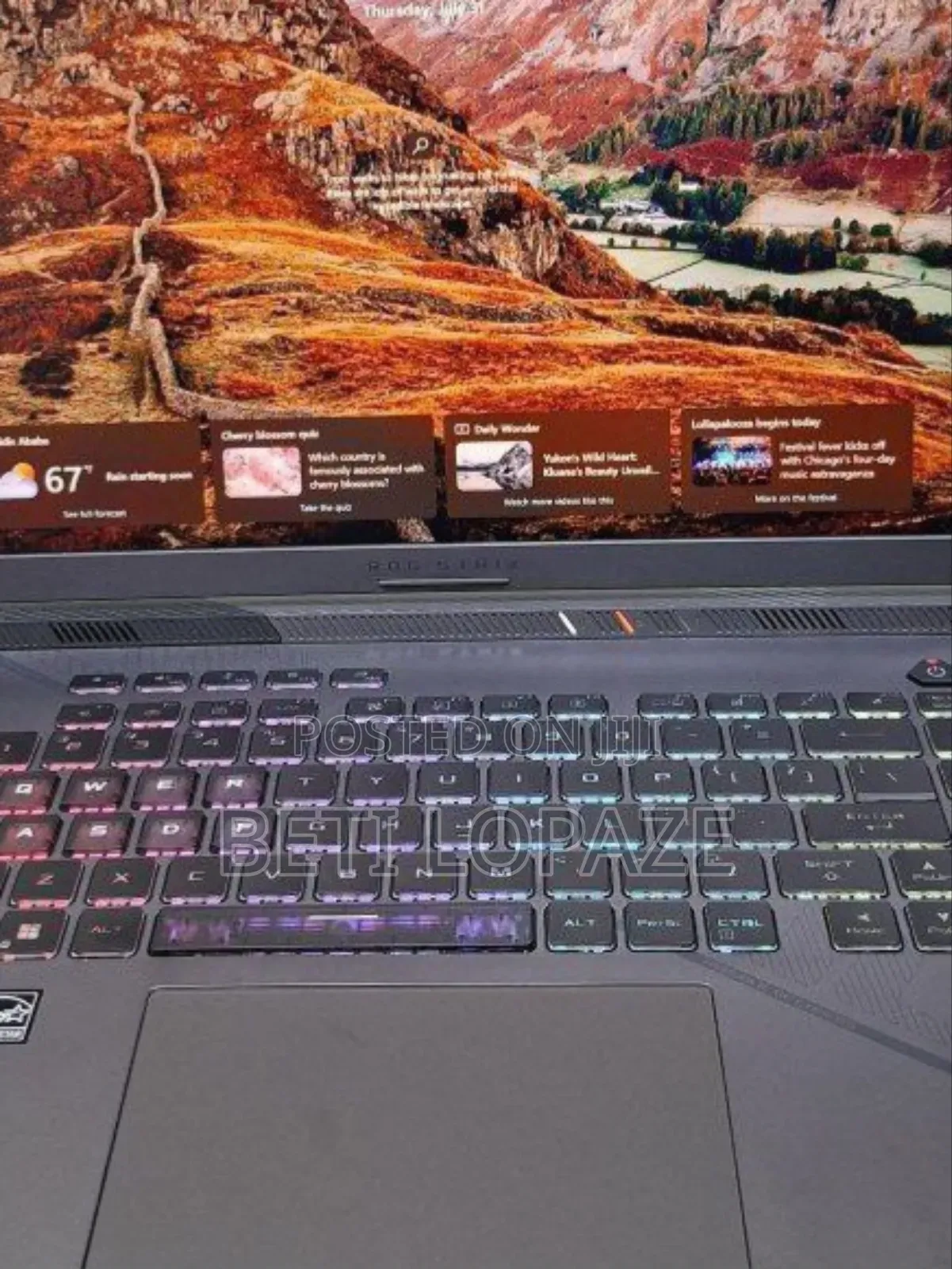 New Laptop Asus ROG Strix G15 32GB Intel Core I9 SSD 1T