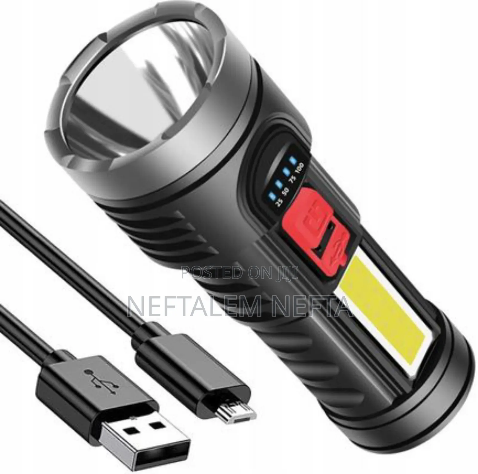 Rechargeable And Solar Led Flashlight