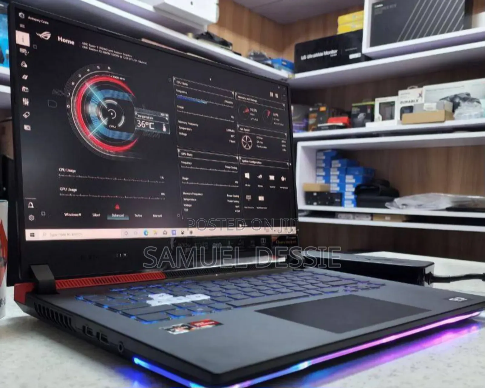 New Laptop Asus ROG Strix G15 16GB AMD Ryzen 9 SSD 512GB