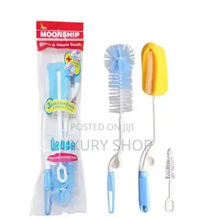 Photo - Bottle Brush Set 3 in 1
ጡጦ ማጠብያ ብሩሽ