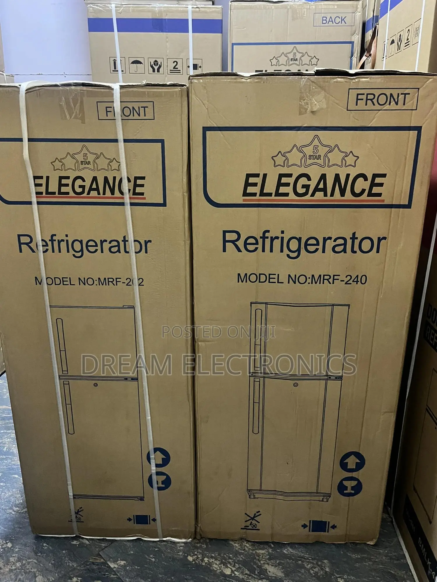 Elegance Refrigerator and Top Freezer