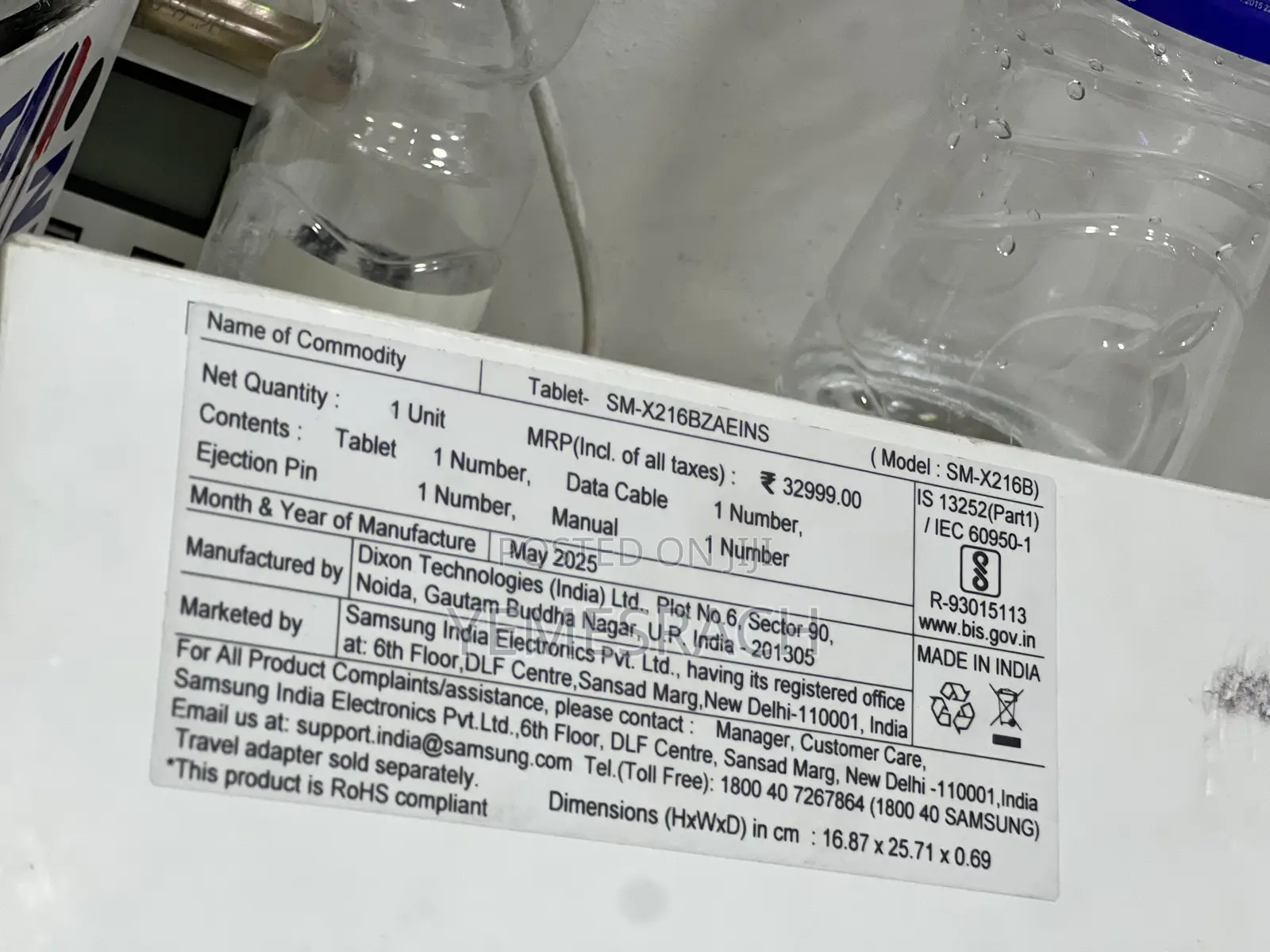 New Samsung Galaxy Tab A9+ 128 GB Black