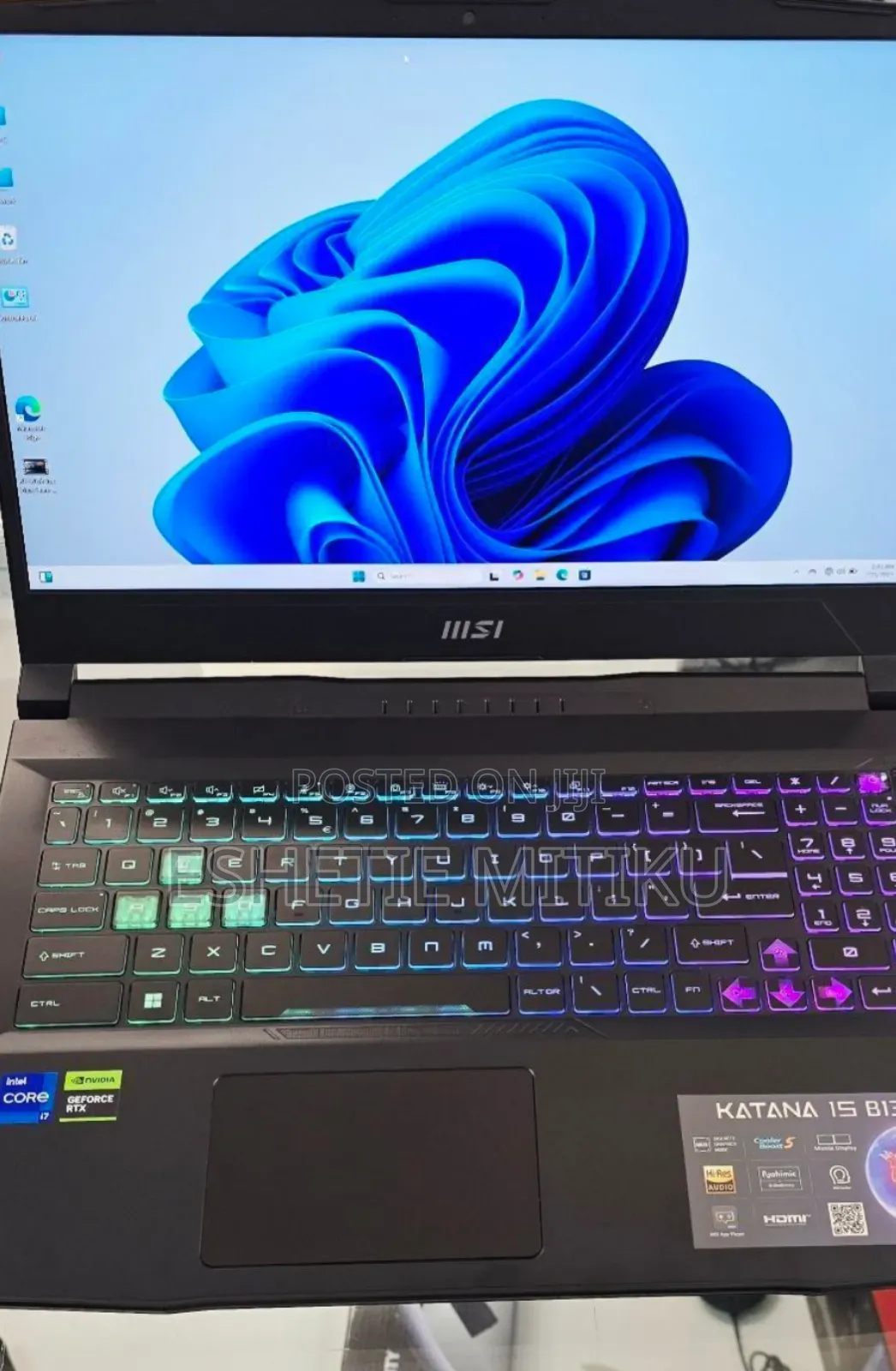 New Laptop MSI Katana 15 16GB Intel Core I7 SSD 512GB