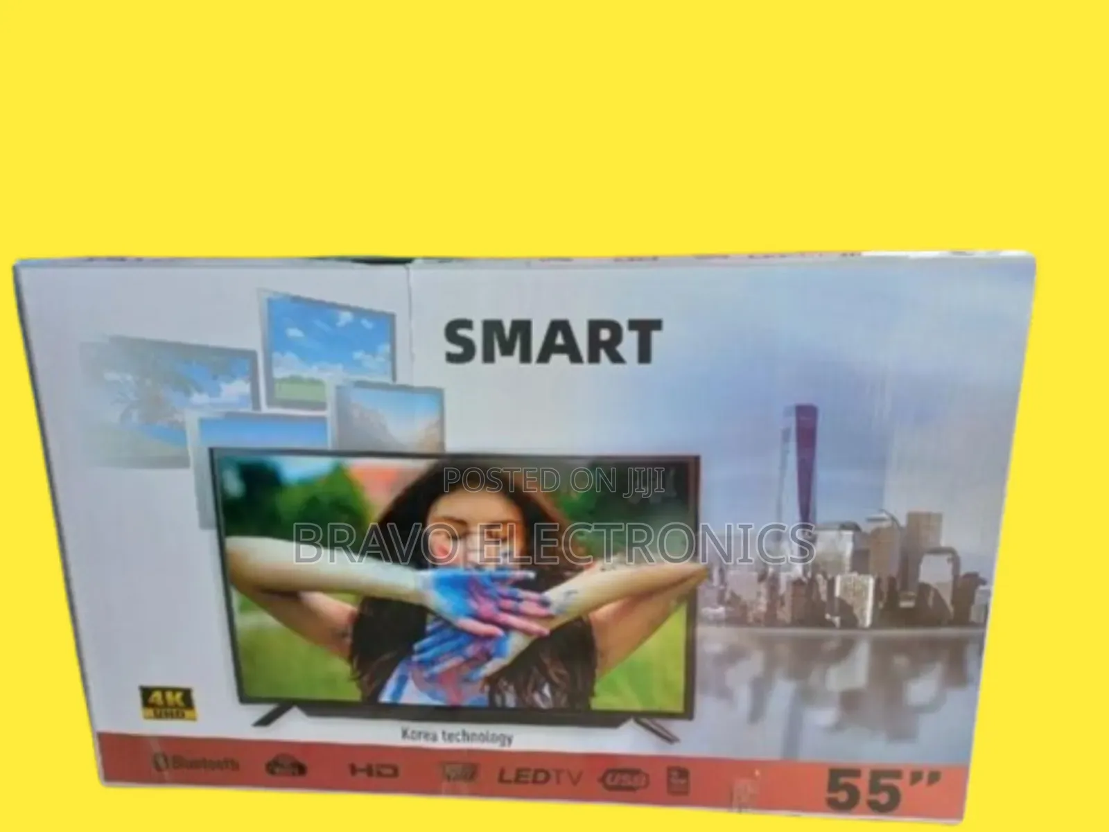 Smart 55” Tv Uhd Tv – Ultra Clarity Elegant Design