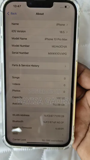 Photo - Apple iPhone 13 Pro Max 128 GB Blue