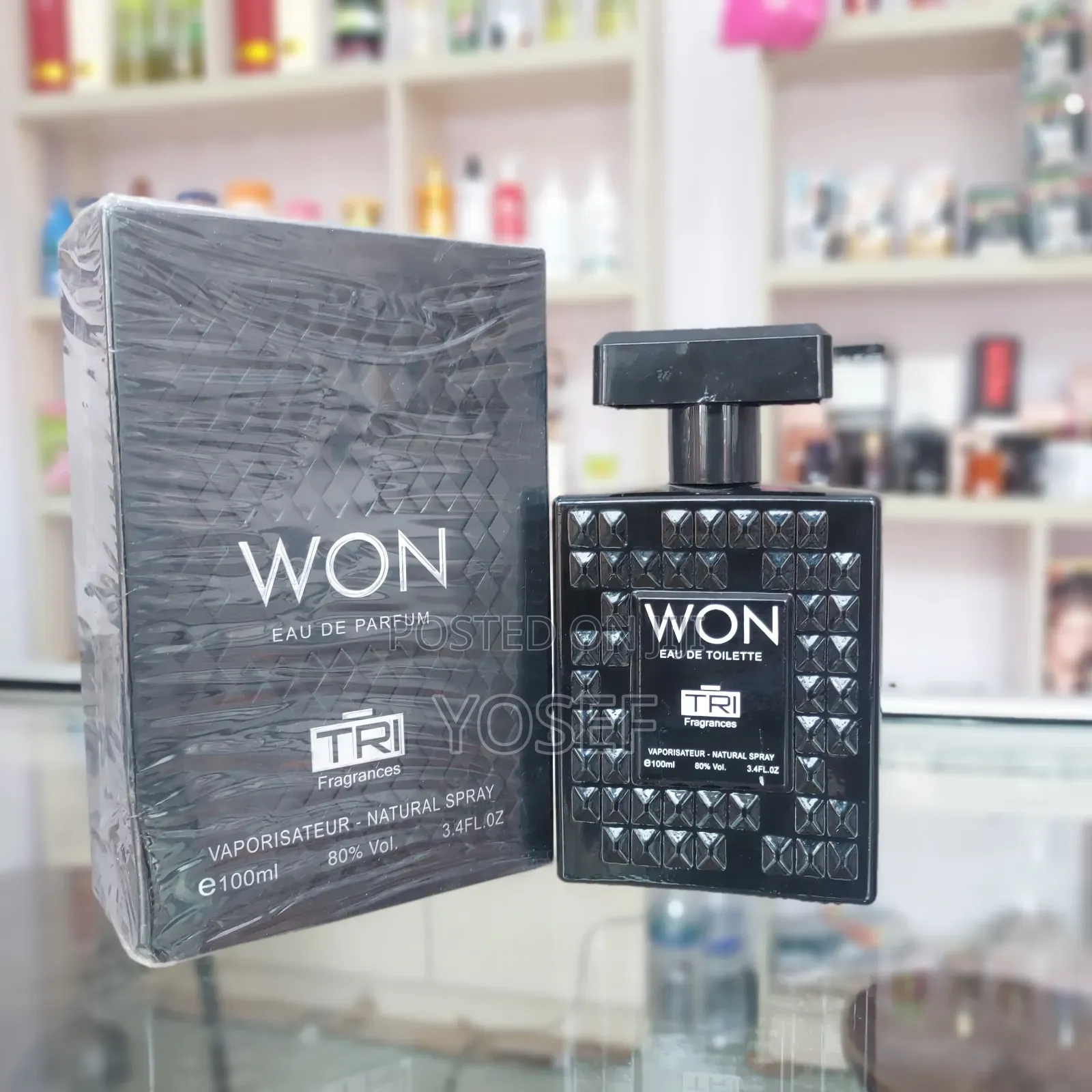 Won by Tri Fragrances_ Eau D Bee Parfum for Men, 100ml