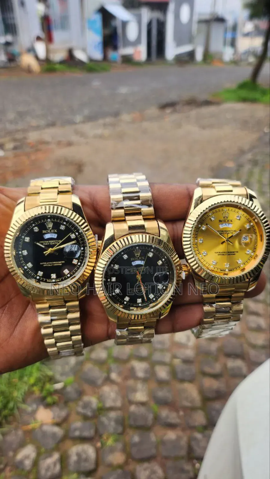 Rolex ሰአቶችን ይዘንሎ መተናል ይደውሉ ያሉበት እናደርሳለን