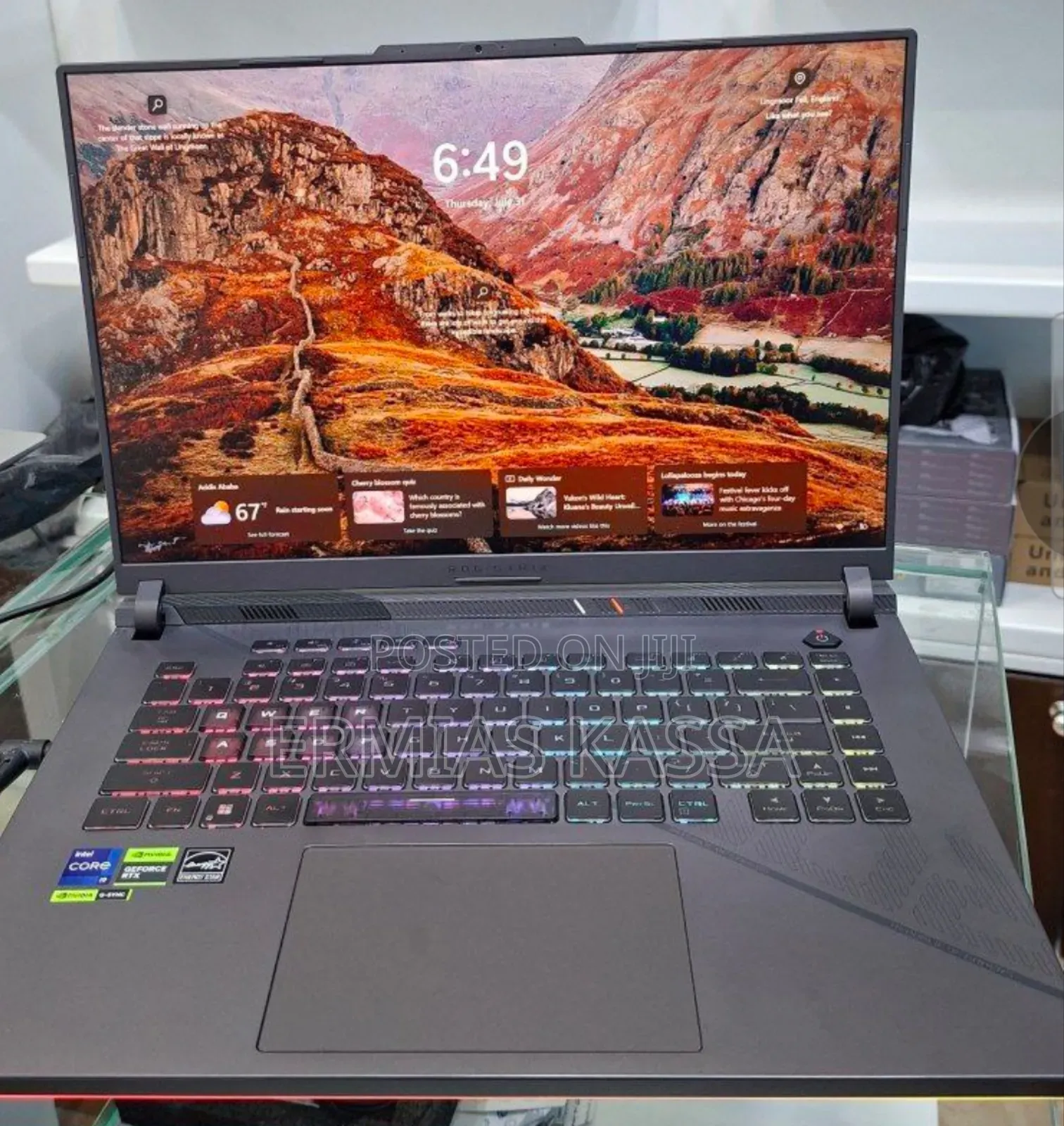 New Laptop Asus ROG Strix G16 G614 32GB Intel Core I9 SSD 1T