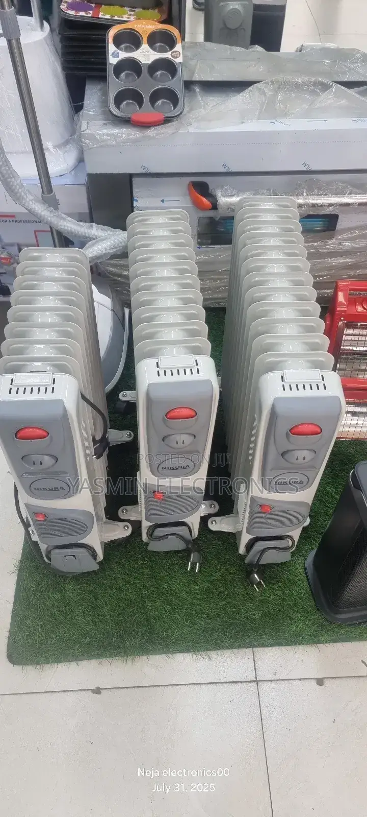 Room Heaters 9-File Nikura Oil Heater Delivery