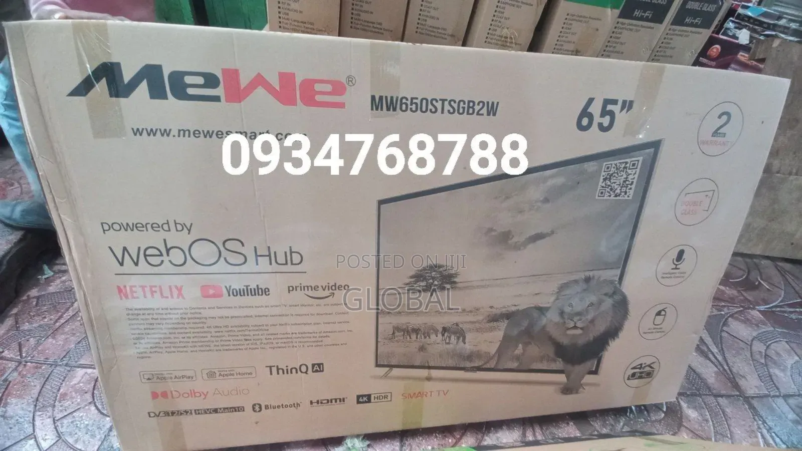 Mewe 65inch Smart Tv