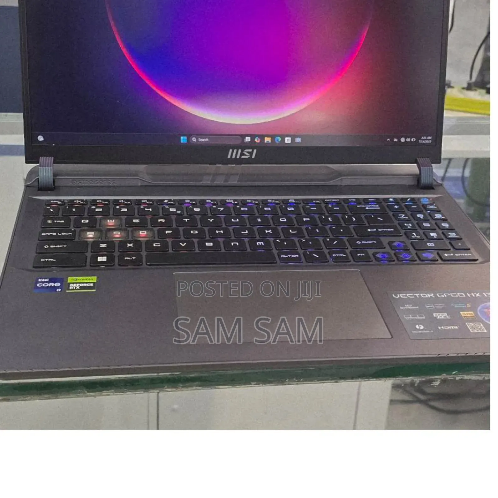 New Laptop MSI Vector GP68 HX 13V 16GB Intel Core I9 SSD 1T