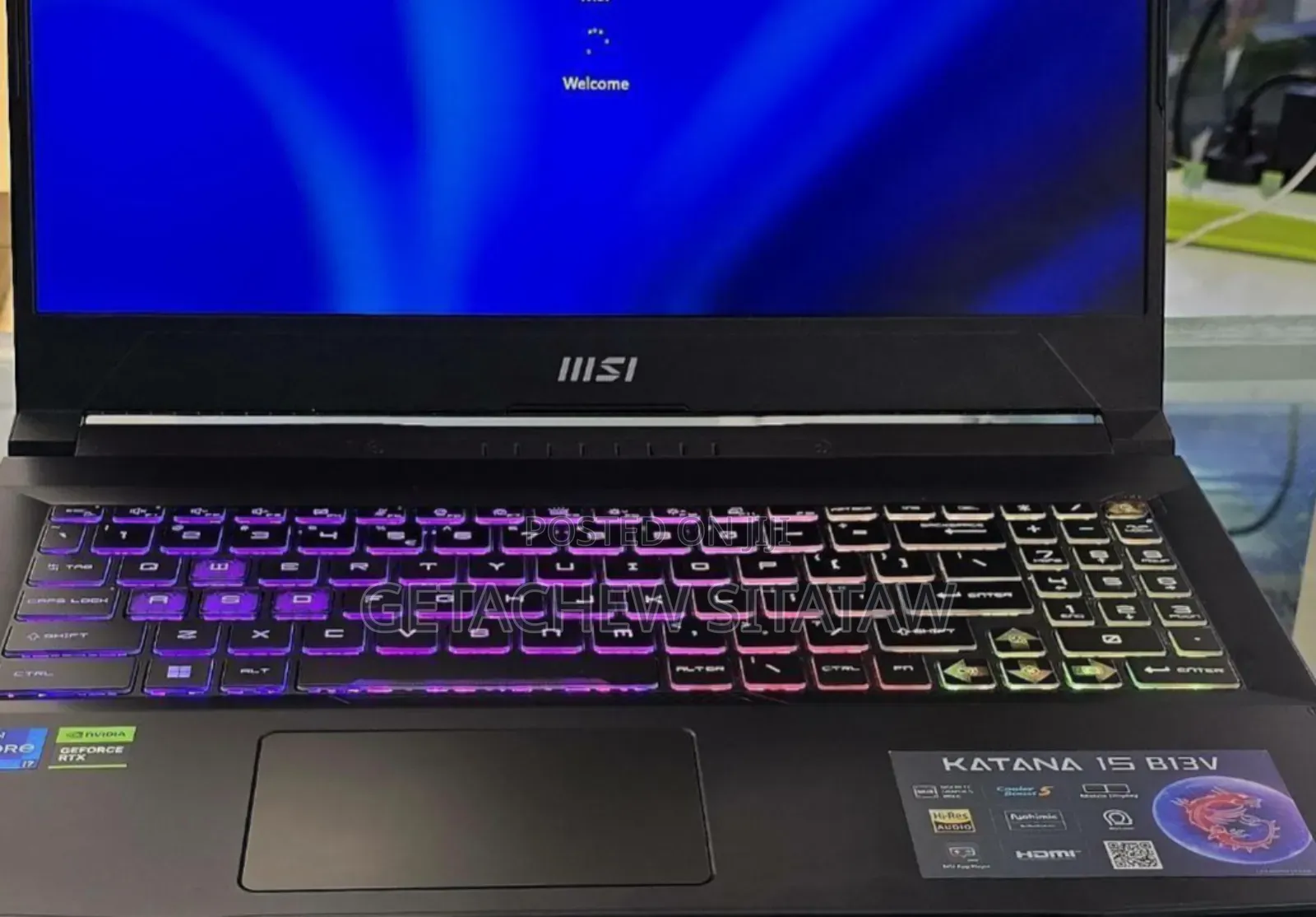 New Laptop MSI Katana 15 16GB Intel Core I7 SSD 1T