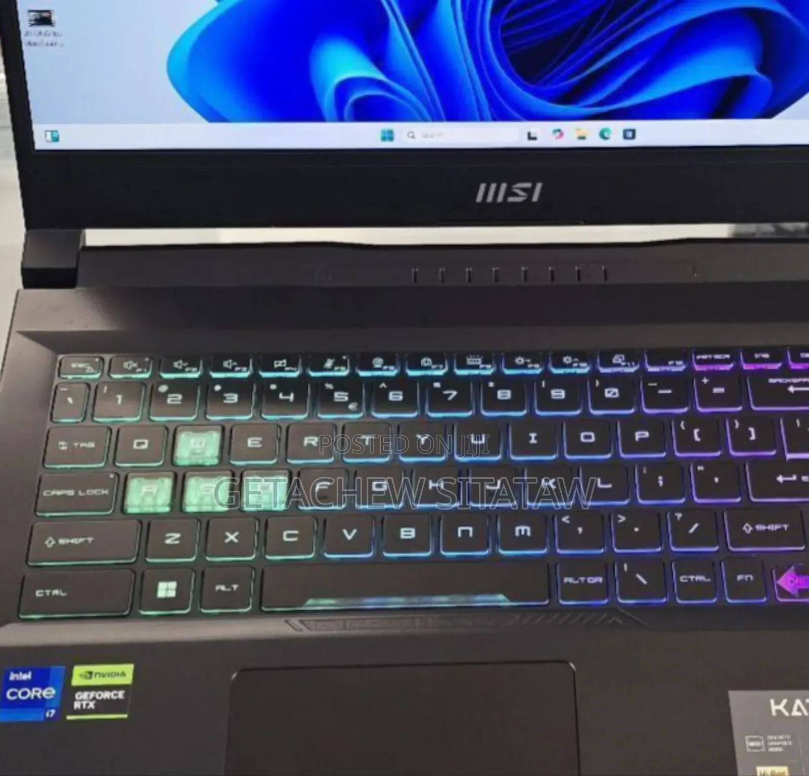 New Laptop MSI Katana 15 16GB Intel Core I7 SSD 1T