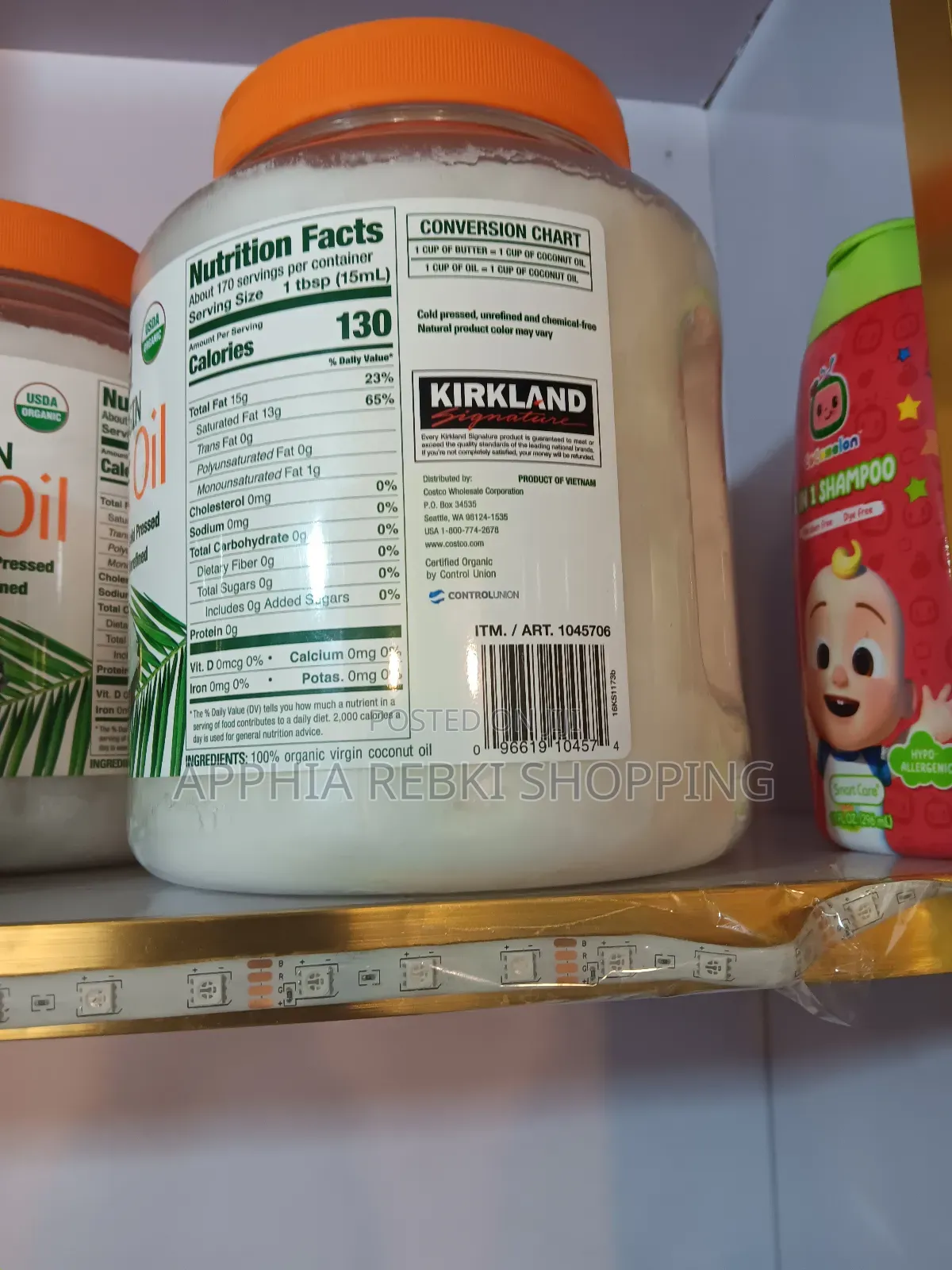 Kirkland Signature Organic Coconut Oil