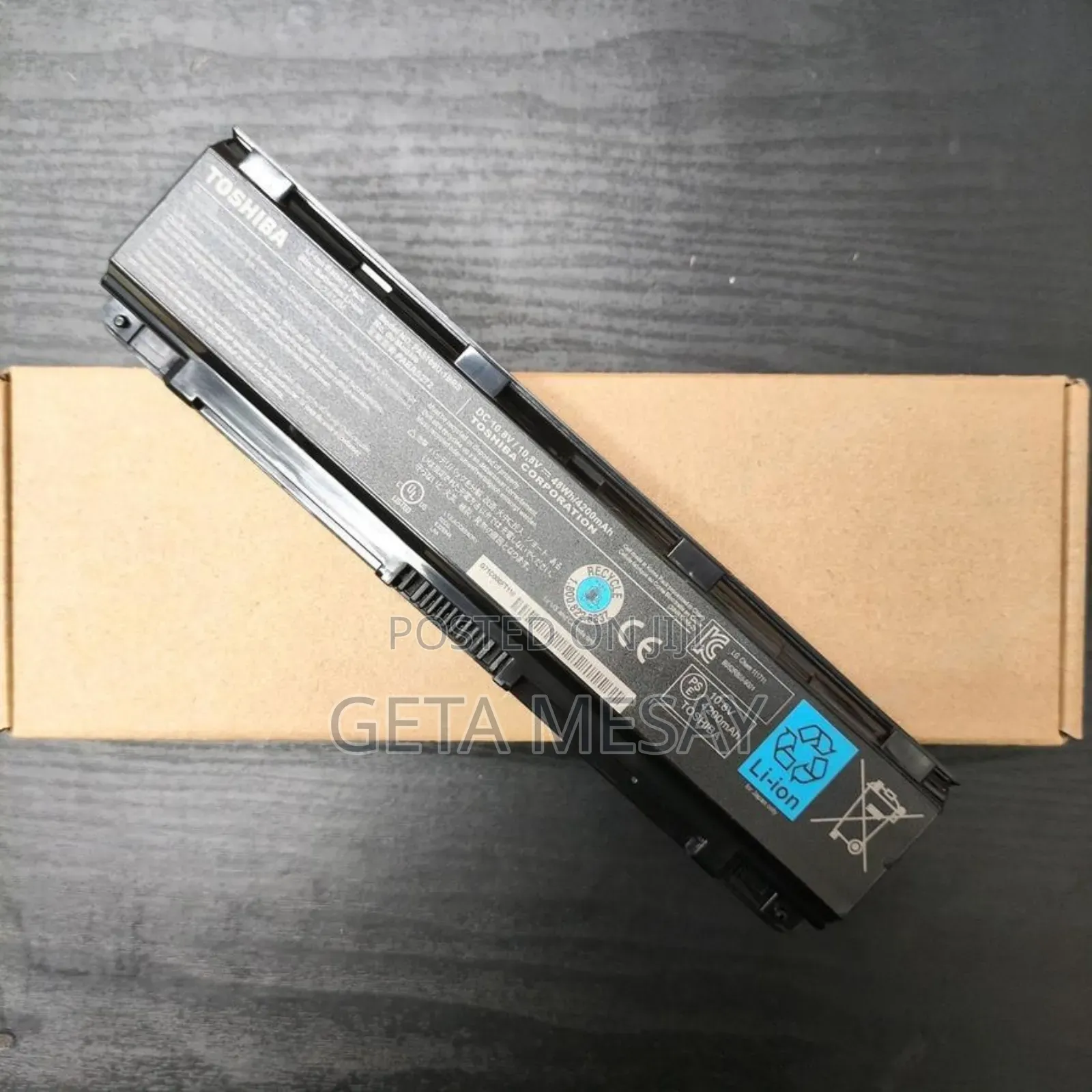 New Toshiba Pa5109u Laptop Battery Satellite C55 C50 C70