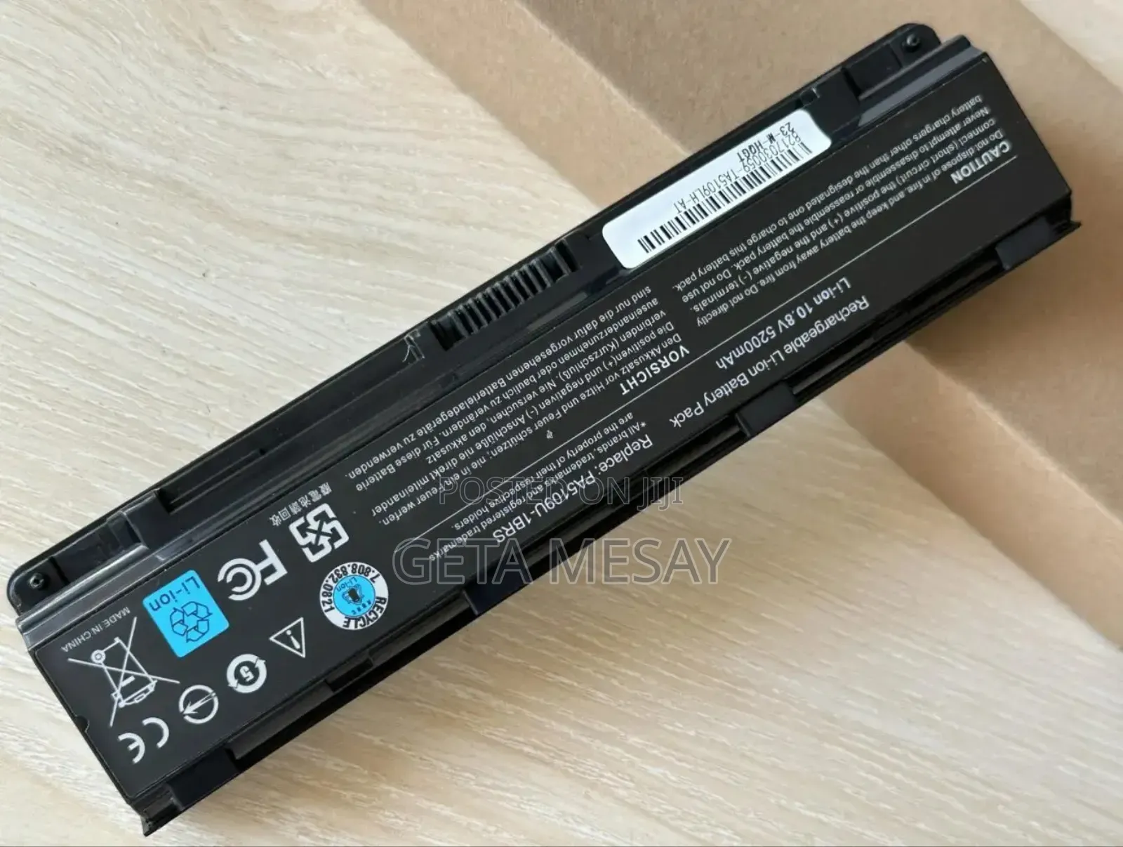 New Toshiba Pa5109u Laptop Battery Satellite C55 C50 C70