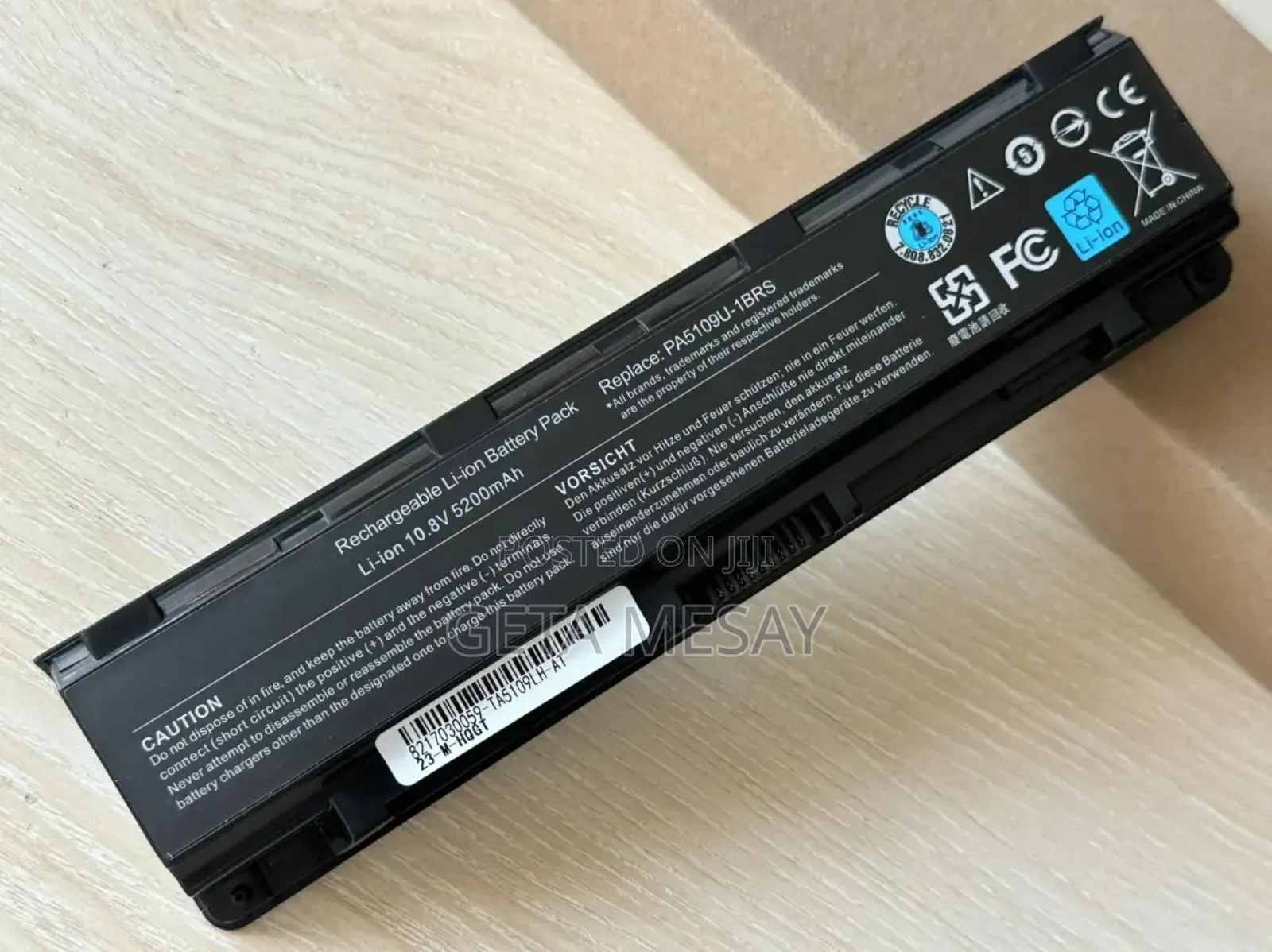 New Toshiba Pa5109u Laptop Battery Satellite C55 C50 C70
