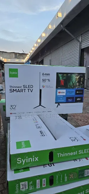 Syinix Tv 32 Inch Smart Thinnest Sled Fremeles