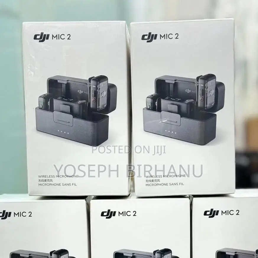 Dji Mic (2 Tx + 1 Rx + Charging Case) - Shadow Black