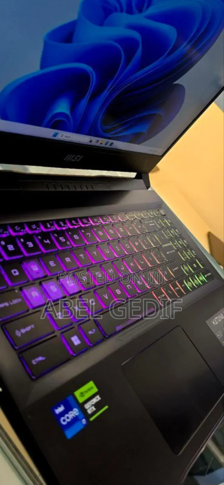 New Laptop MSI Katana 15 16GB Intel Core I7 SSD 1T