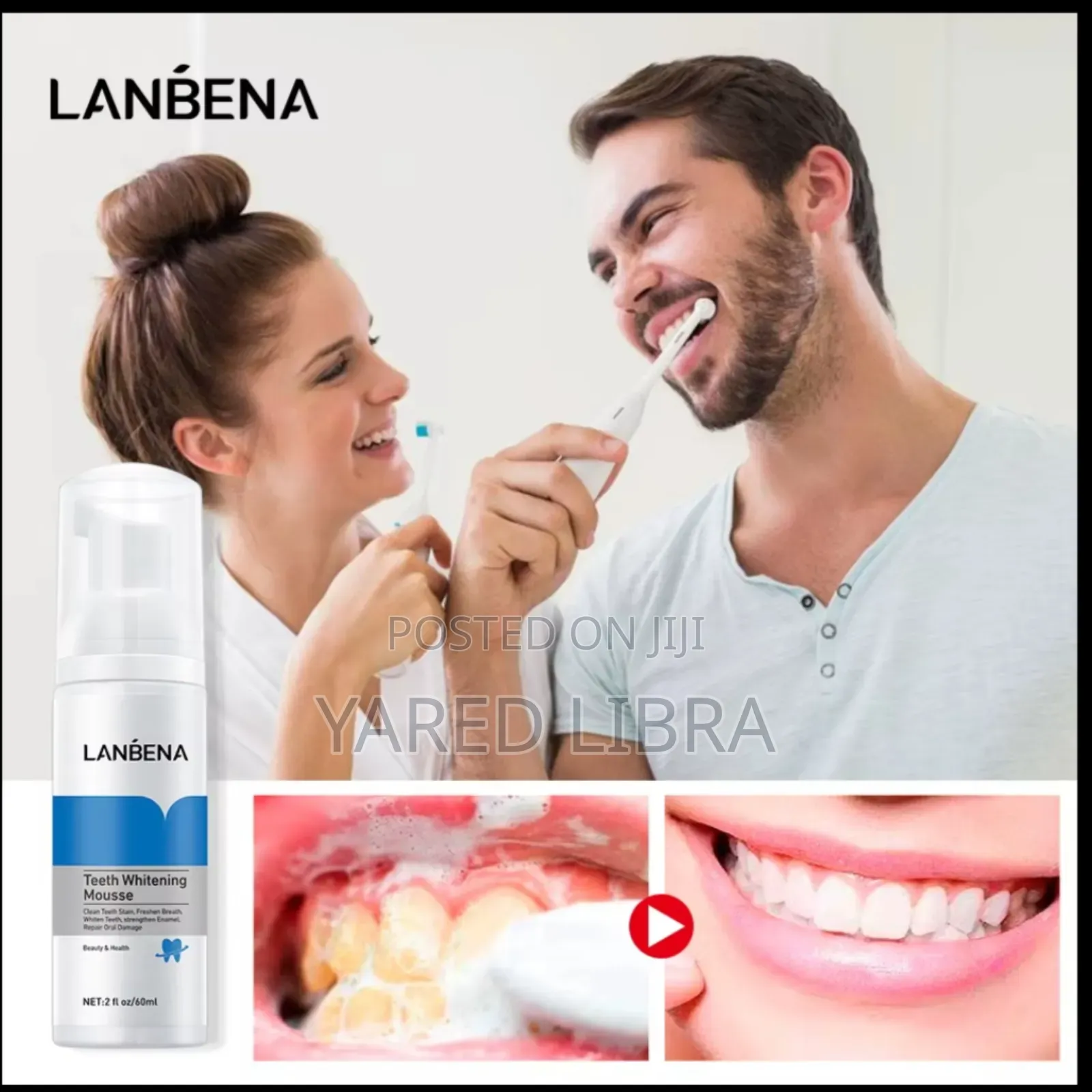 Lanbena Teeth Whiting ጥርስ ያነፃል