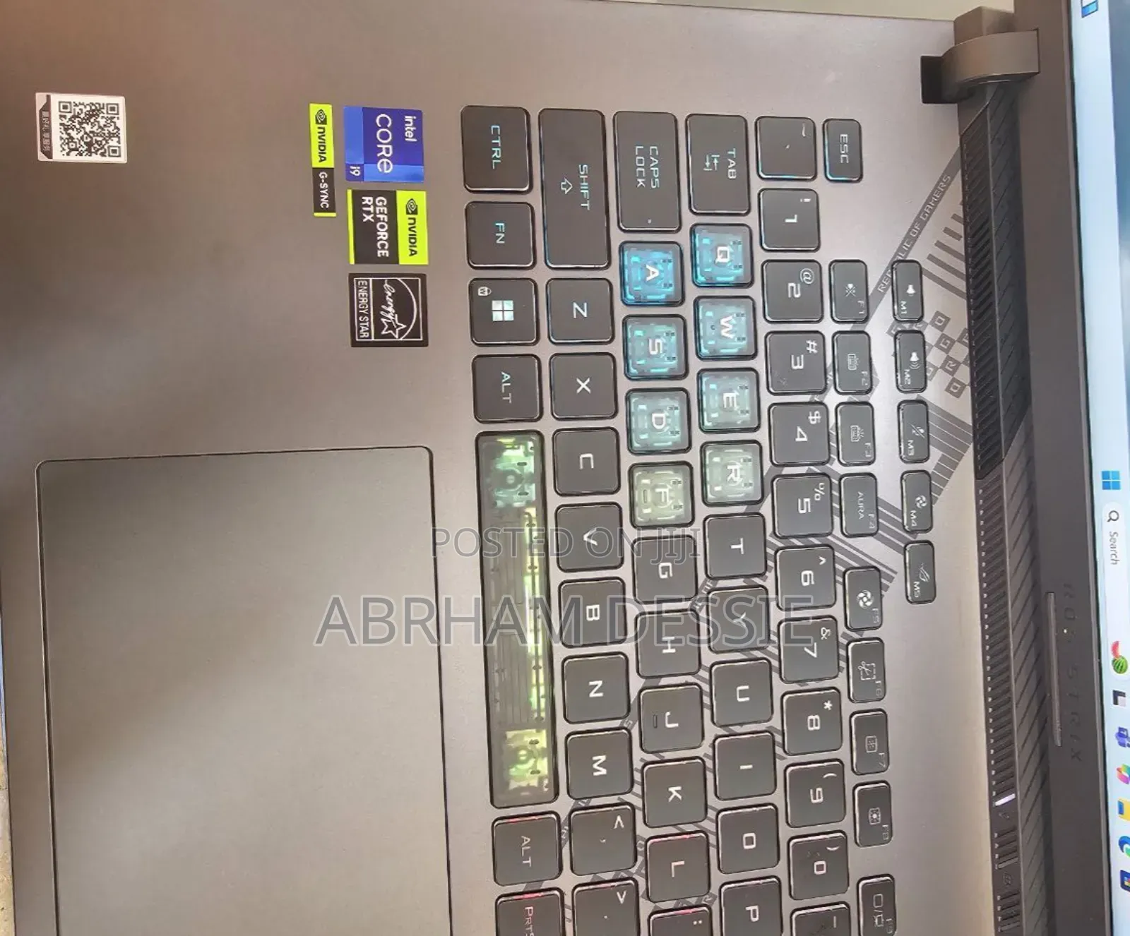 New Laptop Asus ROG Strix G16 G614 16GB Intel Core I9 SSD 1T