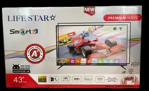 Photo - Lifestar 43 Inch Tv Smart Uhd Led Android 14.0 New 2025