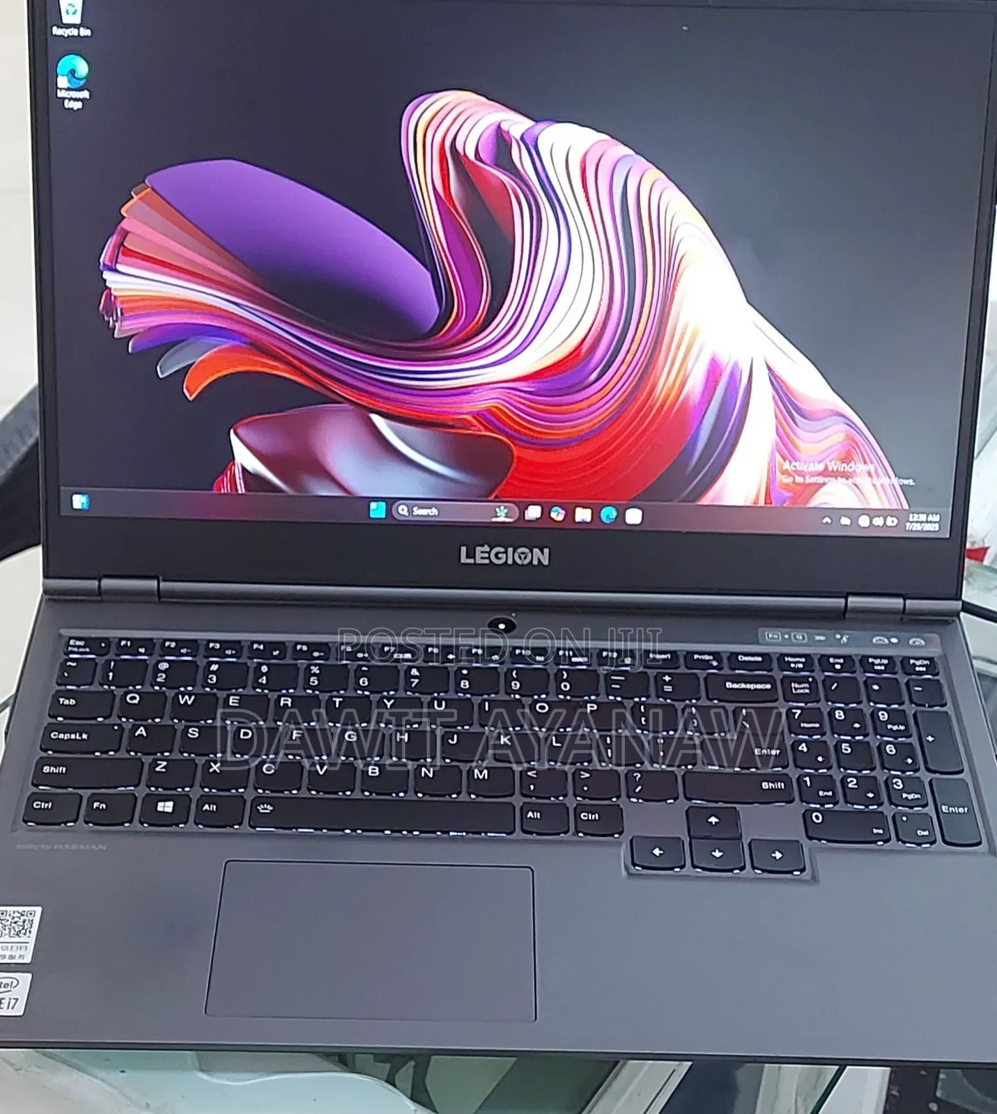 New Lenovo Legion Y7000P IRX9 Gaming Laptop 16GB Intel Core I7 512GB