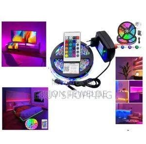 Photo - 5m Smart Led Strip--Adjustable Brightness Colirs