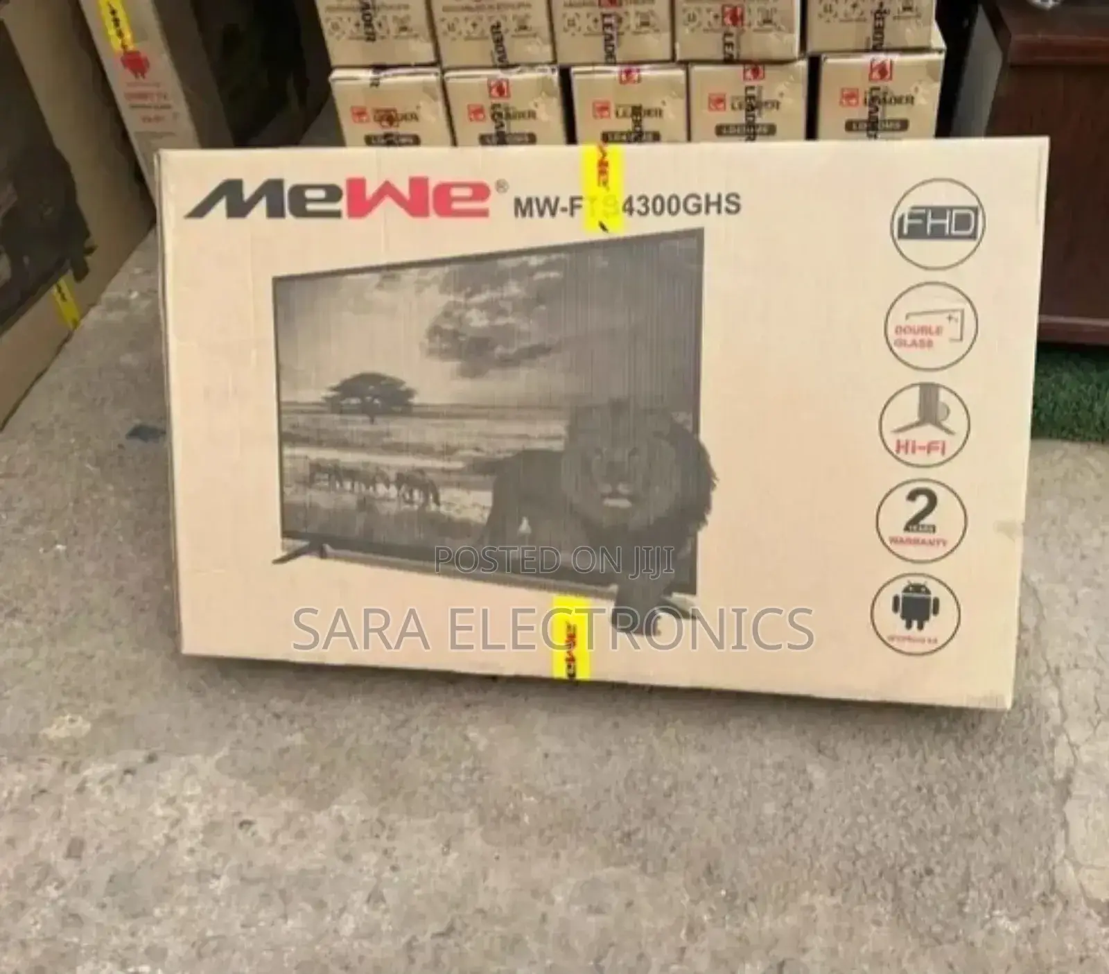 Mewe 43" Android Smart Tv New 2025