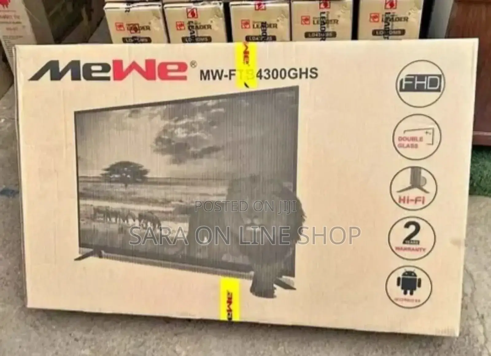 Mewe 43" Android Smart Tv New 2025