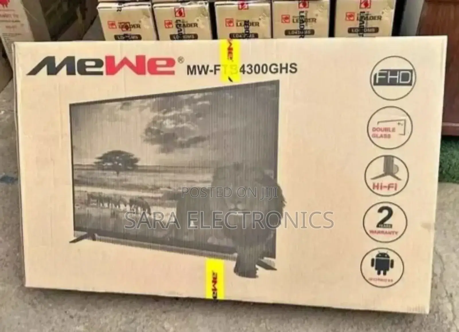 Mewe 43" Android Smart Tv New 2025