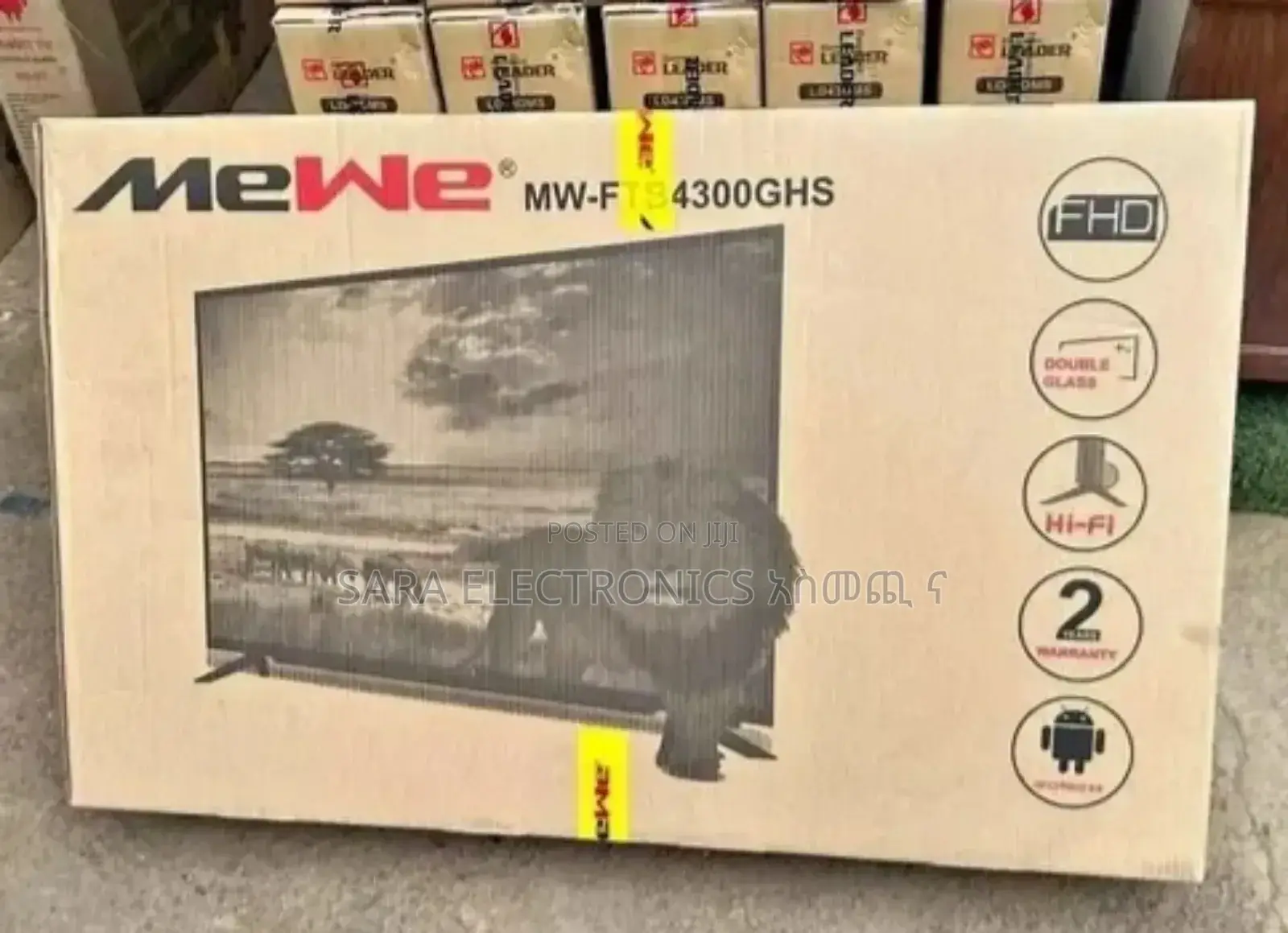 Mewe 43" Android Smart Tv New 2025