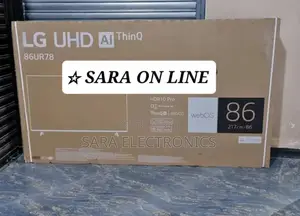 ☆ Lg 86" ☆Smart 4k ● Webos Hub ● Android 14.0 Framless Tv