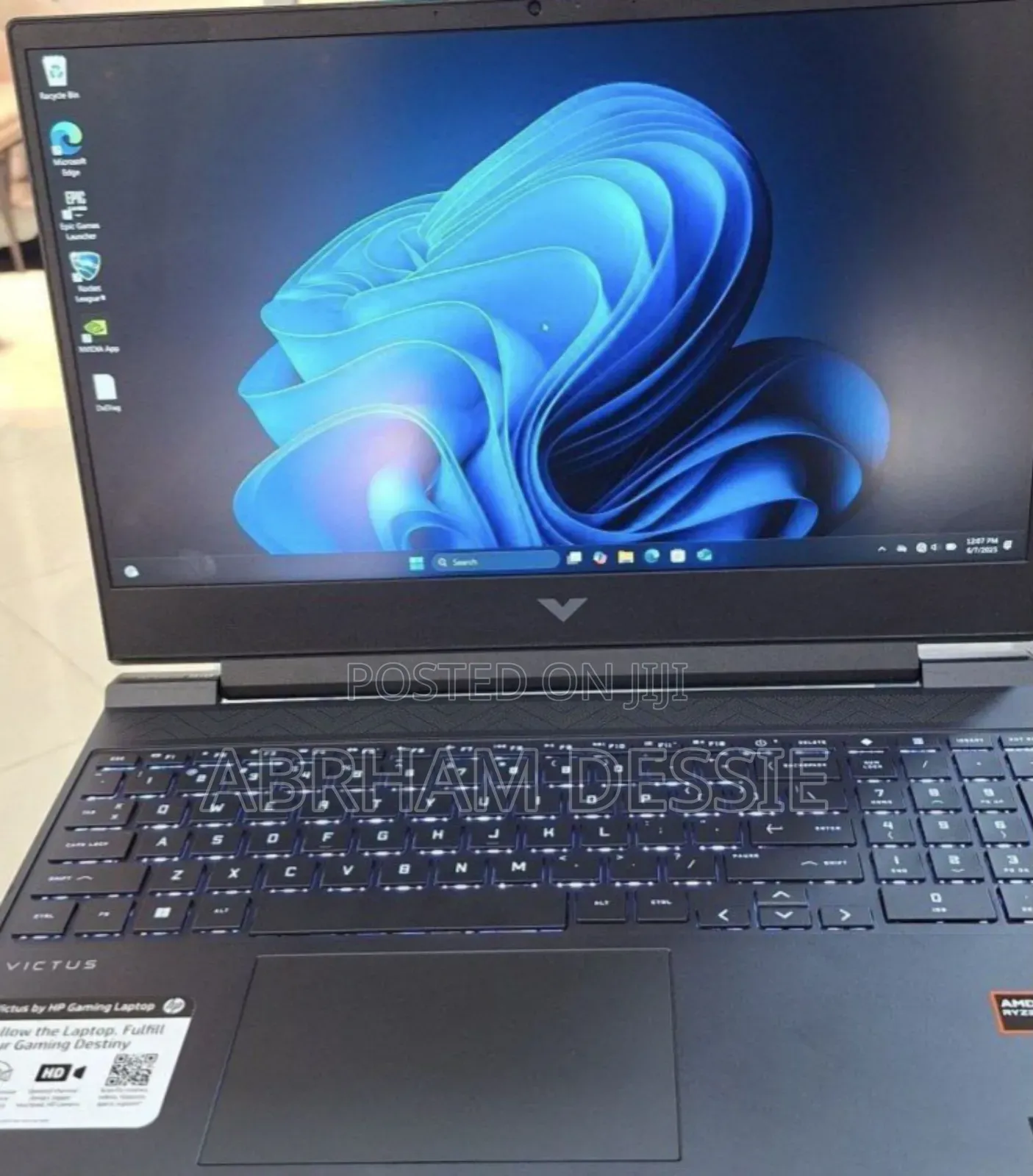 New Laptop HP Omen 16 16GB Intel Core I7 SSD 1T