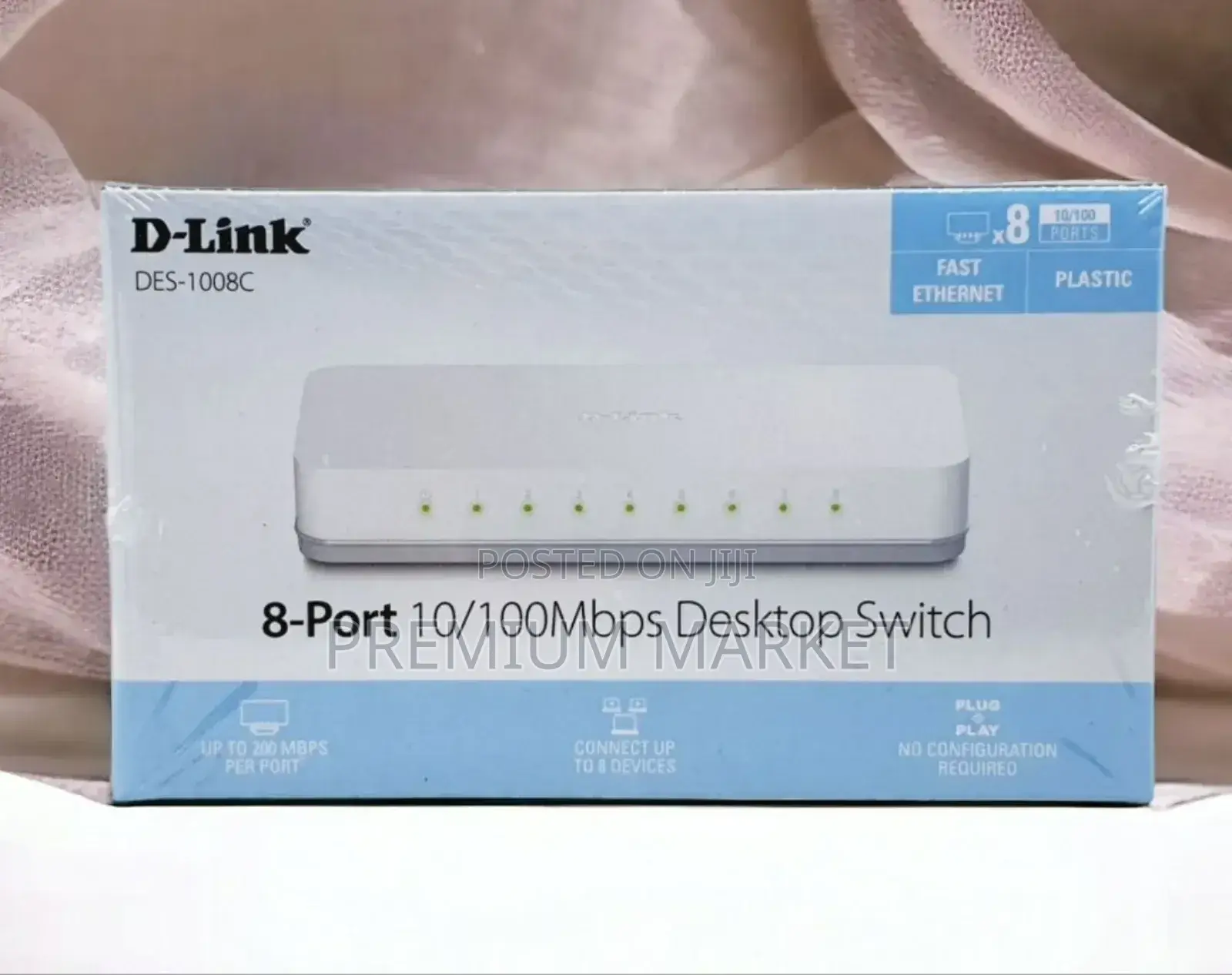D-Link 8-Port 10/100mbps Desktop Switch Des-1008c