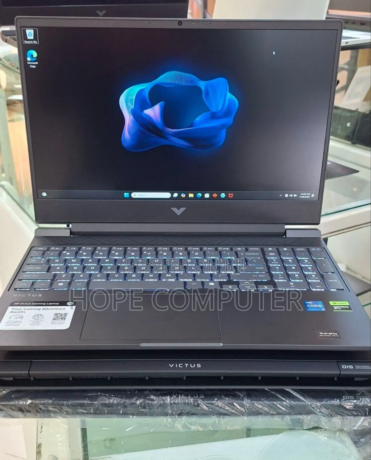 New Laptop HP Victus 15 8GB Intel Core i5 SSD 512GB