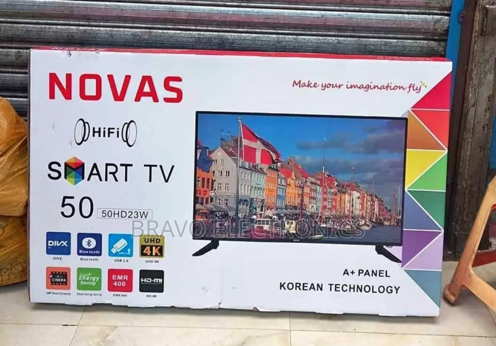 Novas 50" Smart Tv – Cinema Vibes at Home!
