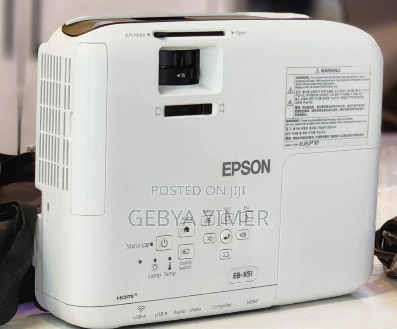 1epson Projector Model: Eb-X51 Has: Bag Remote