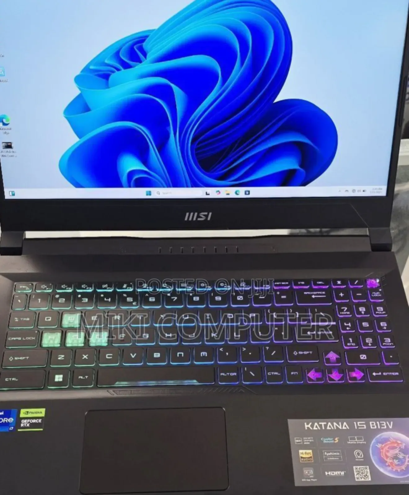 New Laptop MSI Katana 15 16GB Intel Core I7 SSD 1T