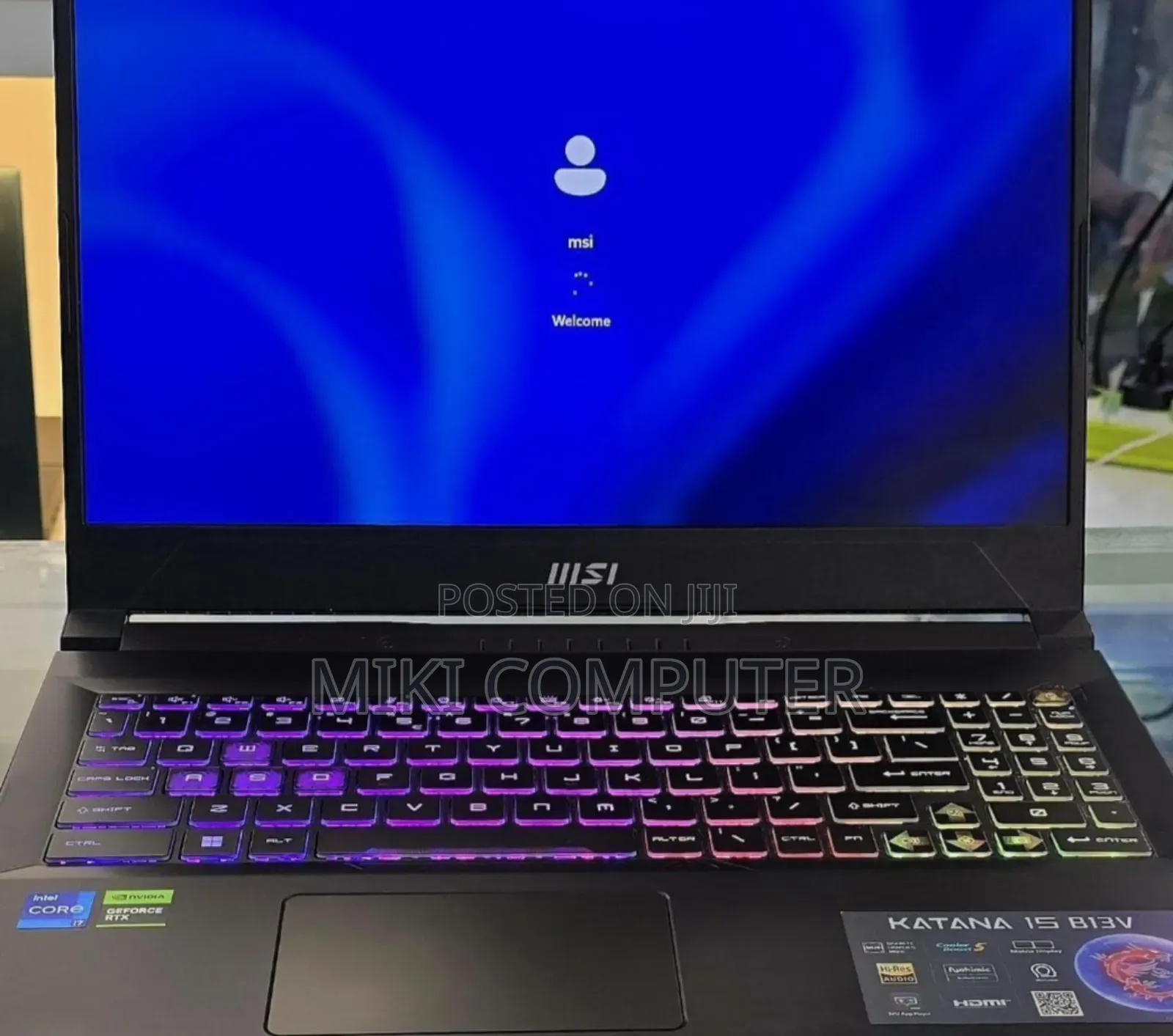 New Laptop MSI Katana 15 16GB Intel Core I7 SSD 1T