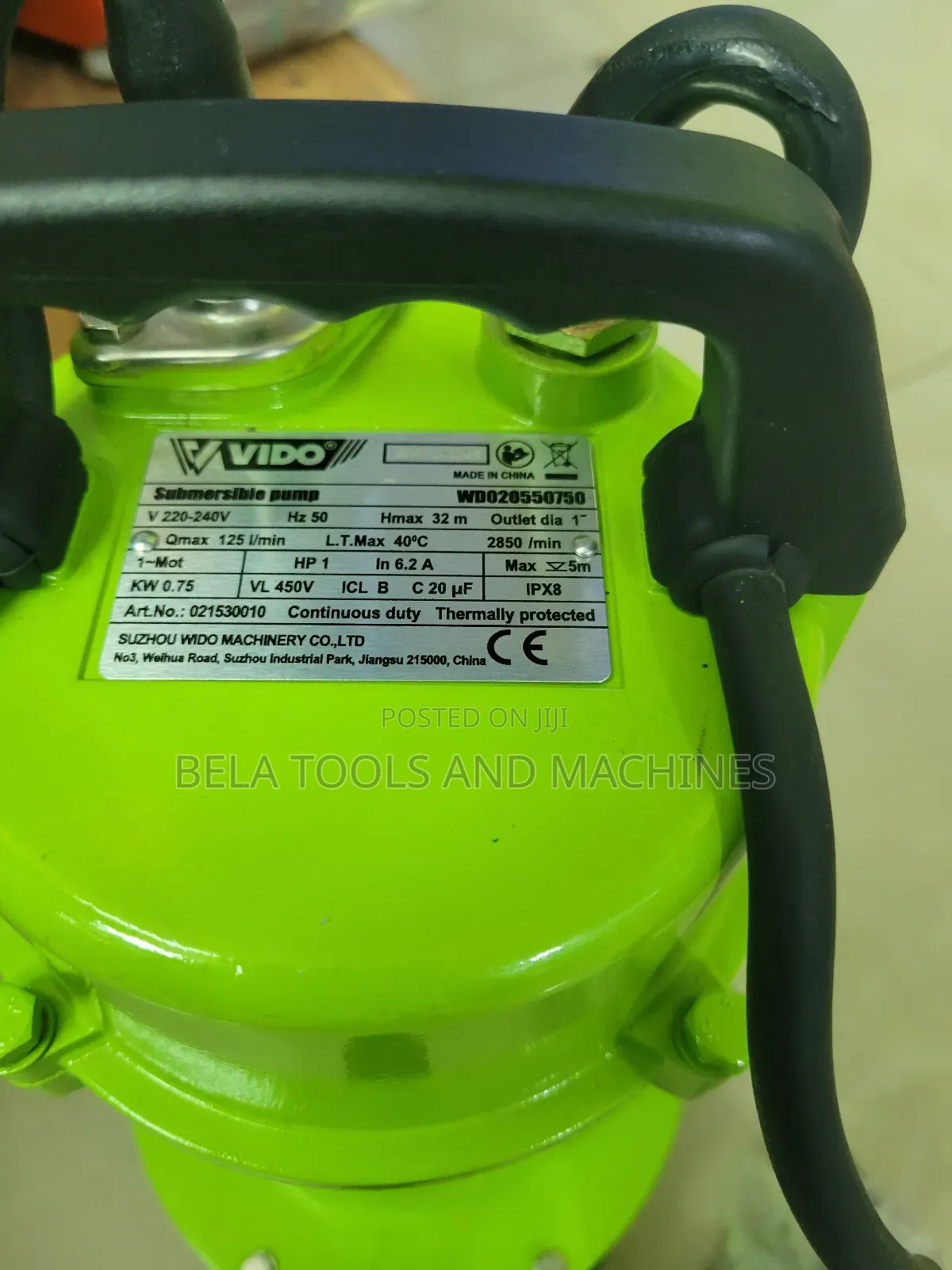 Vido 1hp Submersible Water Pump