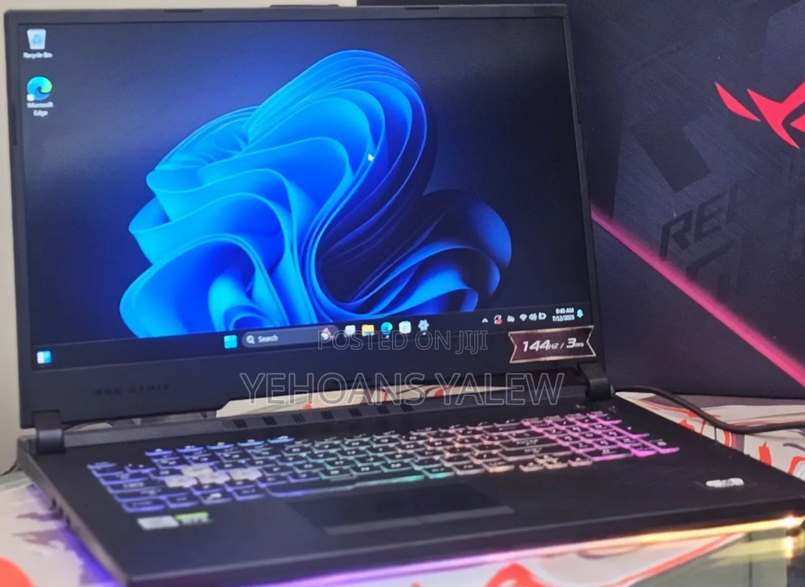 New Laptop Asus ROG Strix G15 16GB Intel Core I7 SSD 512GB