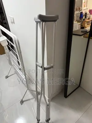 Photo - Aluminum,Often Anodized for Added Strength Crutches\ Kranch