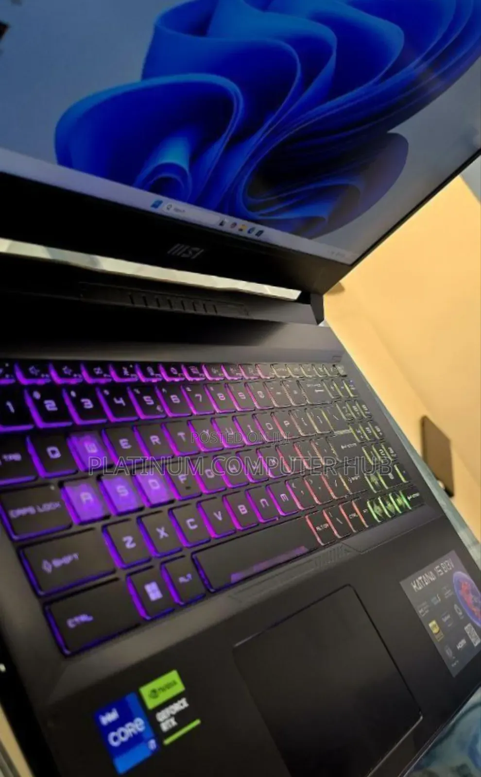 New Laptop MSI Katana 15 16GB Intel Core I7 SSD 1T