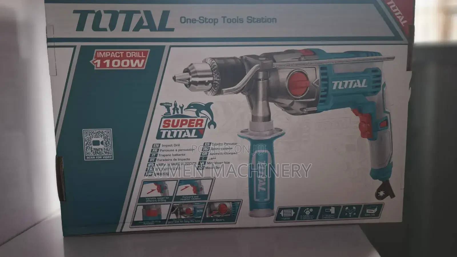 Total 1100w 16mm Drill
